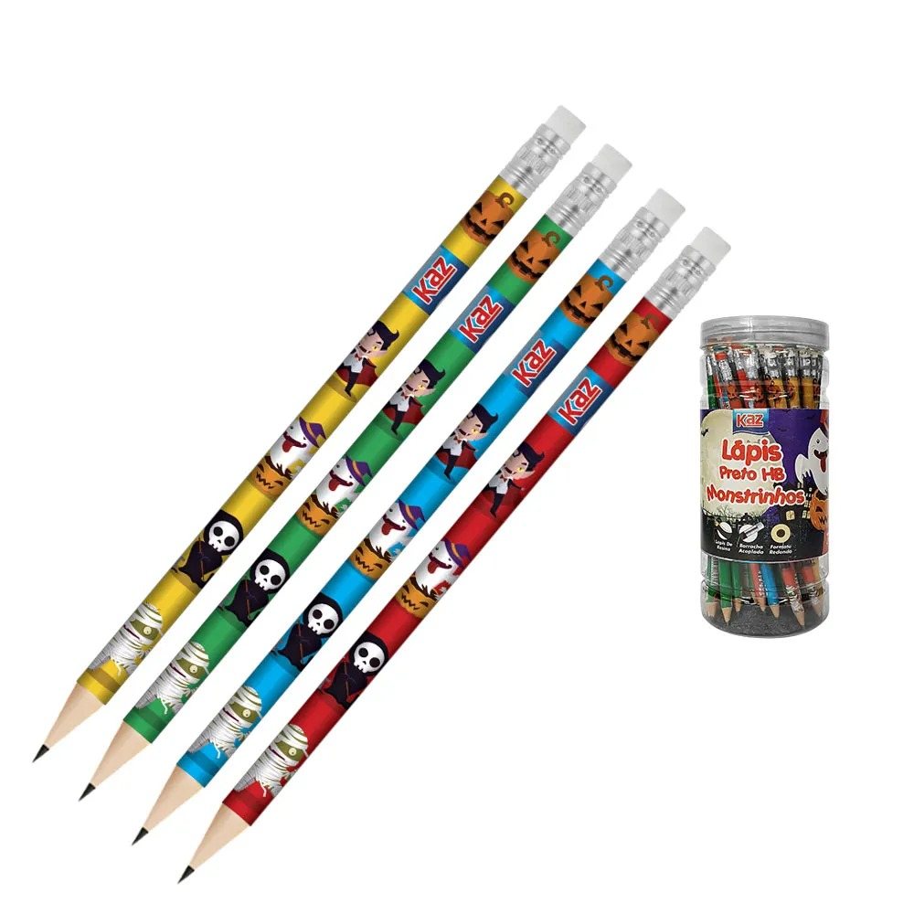 LAPIS GRAFITE MONSTRINHOS KAZ